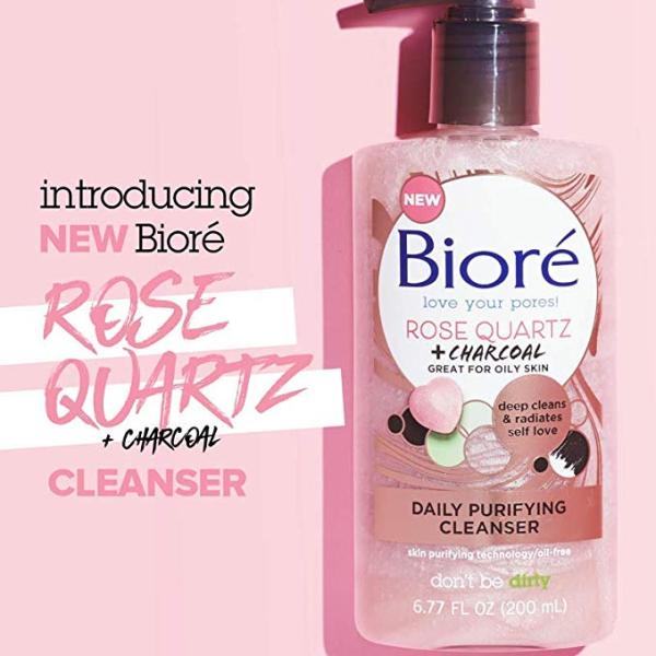 Biore Rose Quartz Cleanser 200ml