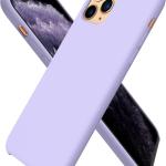 ORNARTO Liquid Silicone Case for iPhone 11 Pro, Slim Liquid Silicone Soft Gel Rubber Case Cover for Apple iPhone 11 Pro(2020) 5.