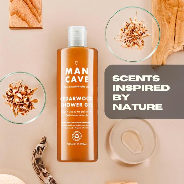 ManCave Shower Fragrance Gift Set - 4 Signature Shower Gels