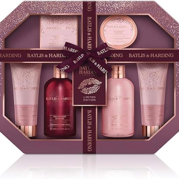 BAYLIS & HARDINGBaylis & Harding Cranberry Martini Tray Set