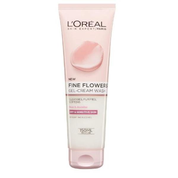 L'Oreal Paris Fine Flowers Gel-Cream Wash Sensitive 150ml