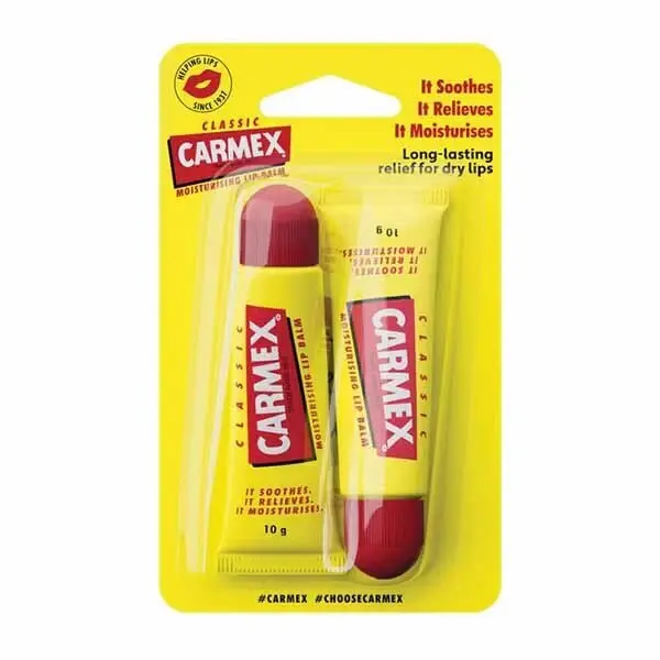 Carmex Classic Flavour Lip Balm 2PK