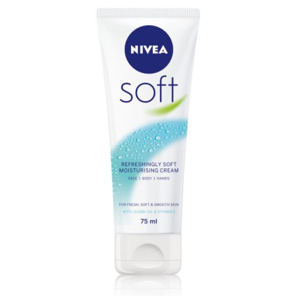 NIVEA Refreshingly Soft Moisturising Cream with Jojoba Oil & Vitamin E 75ml