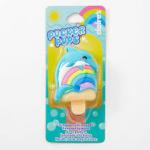 Pucker Pops® Rainbow Dolphin Lip Gloss - Strawberry Lemonade