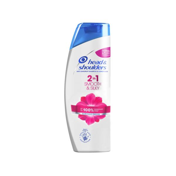 Head And Shoulders 2 In 1 Smooth And Silky Shampoo Conditioner 450ml