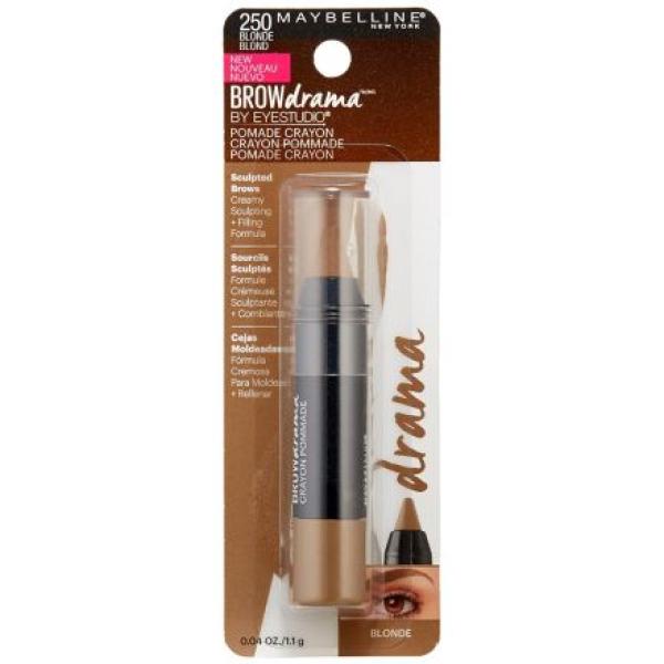 Maybelline New York Brow Drama Pomade Crayon, Blonde