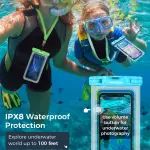 Mpow IPX8 Waterproof Case Orange