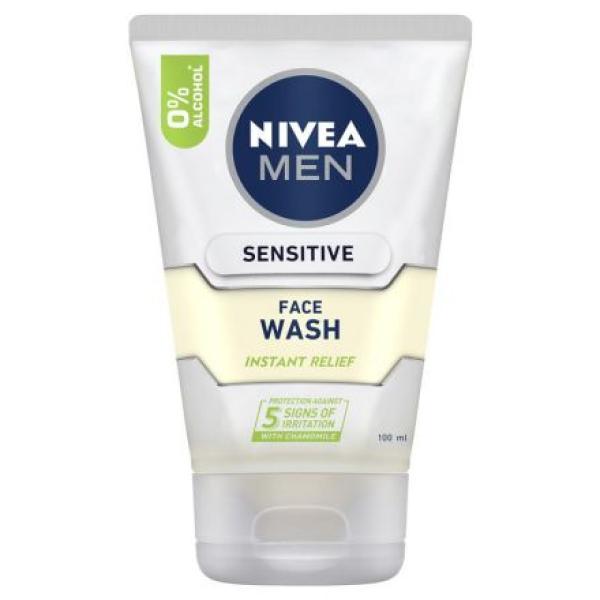 NIVEA MEN Sensitive Face Wash with 0% Alcohol 100ml