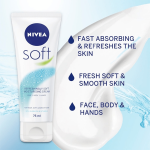 NIVEA Refreshingly Soft Moisturising Cream with Jojoba Oil & Vitamin E 75ml