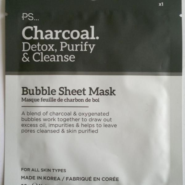 PS Charcoal Bubble Sheet Mask 20g