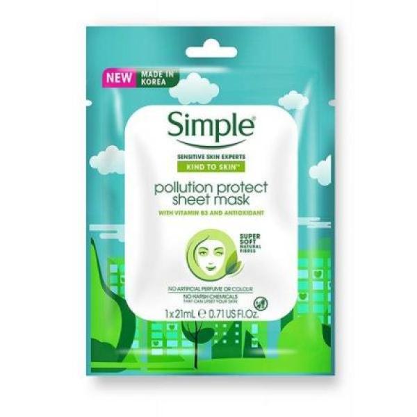 Simple Kind To Skin Pollution Protect Sheet Mask