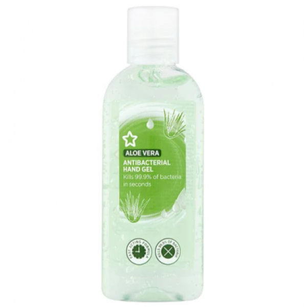 Superdrug Aloe Vera Antibacterial Hand Sanitizer Gel 100ml